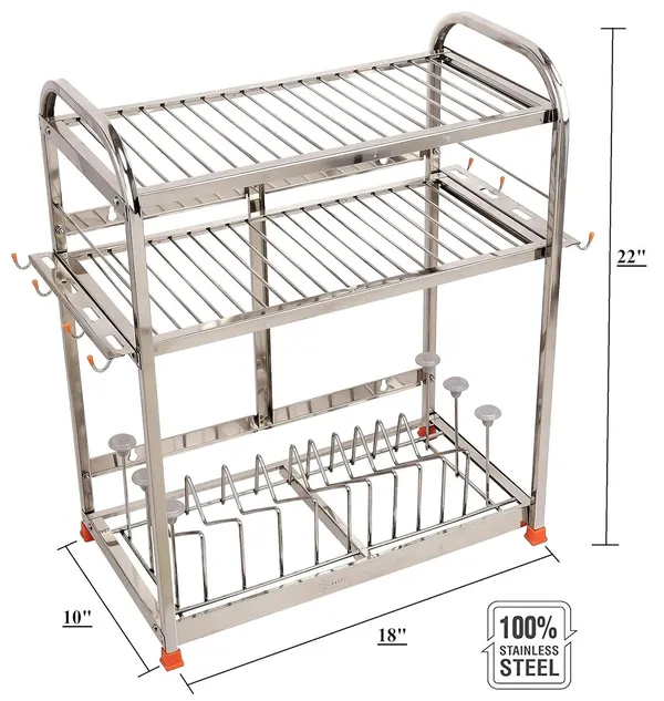 Amol®_Premium_3-Tier_Stainless_Steel_Kitchen_Rack_|_Rust-Proof_Dish_&_Utensil_Organizer_for_Modern_Indian_Kitchens_|_Space-Saving_Over-the-Sink_Storage_Rack_(22x18x10_Inches)