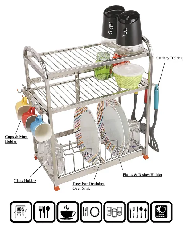Amol®_Premium_3-Tier_Stainless_Steel_Kitchen_Rack_|_Rust-Proof_Dish_&_Utensil_Organizer_for_Modern_Indian_Kitchens_|_Space-Saving_Over-the-Sink_Storage_Rack_(22x18x10_Inches)