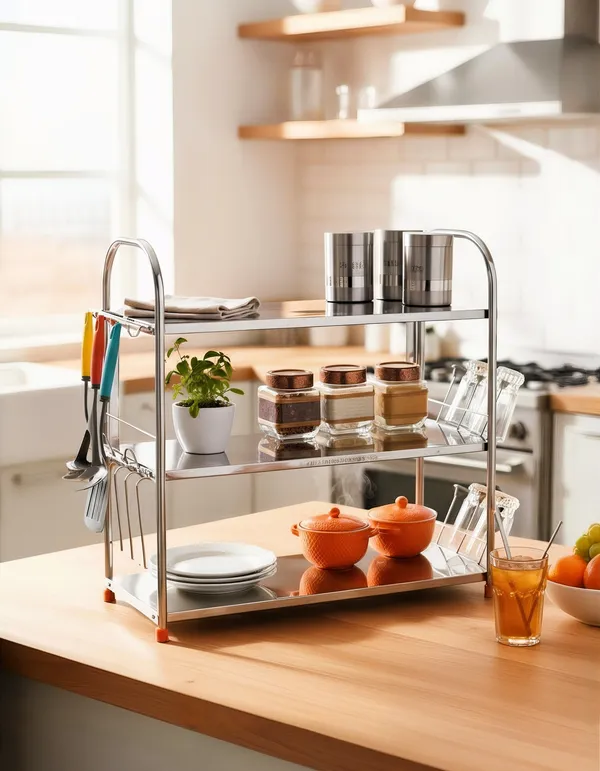 Amol®_Stainless_Steel_Utensils_Rack_|_Wall_Mount_Stand_|_Kitchen_Shelves_|_Multipurpose_Stand_|_Vessels_Kitchen_Rack_25_X_24_Inch_Medium_Size