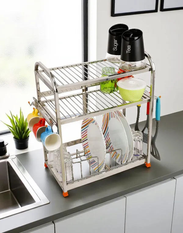 Amol®_Premium_3-Tier_Stainless_Steel_Kitchen_Rack_|_Rust-Proof_Dish_&_Utensil_Organizer_for_Modern_Indian_Kitchens_|_Space-Saving_Over-the-Sink_Storage_Rack_(22x18x10_Inches)
