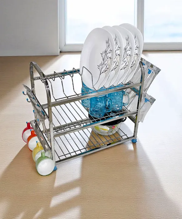 Amol®_Premium_Stainless_Steel_3-Tier_Kitchen_Rack_–_Rust-Proof_Wall_Mount_&_Countertop_Utensil_Organizer_with_Glass,_Spoon_&_Cup_Holders_for_Modern_Modular_Kitchens