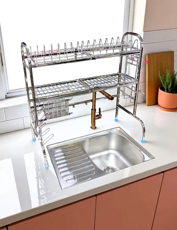 Stainless_Steel_Sink_Organizer_|_Kitchen_Rack_|_Utensils_Stand_|_Dish_Drainer_|_Kitchen_Rack_|_Glass_Holder_|_Cutlery_Holder_|_Kitchen_Organizer_Rack_Compatible_For_24_Inch_Sink33_X_63.5_X_71.1_Cm