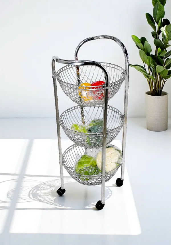Stainless_Steel_Basket_|_Onion_|_Potato_|_Grocery_|_Fruit_Trolley_|_3_Basket_Stainless_Steel_Kitchen_Trolley_27.9D_X_27.9W_X_63.5H_Cm