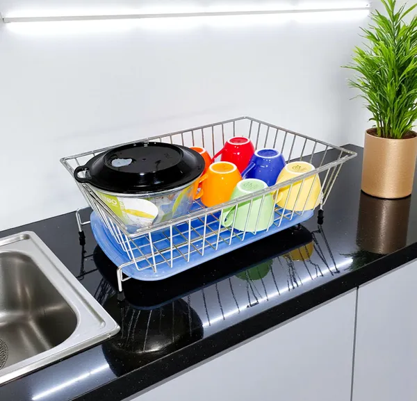 Amol®_Stainless_Steel_Kitchen_Basket_With_Drain_Tray_|_Dish_Drainer_Basket_For_Utensils_|_Drying_Rack_For_Kitchen_Platform_|_Rust-Proof_Utensil_Stand_&_Storage_Organizer_(Made_In_India)_38_X_26_X_8_Cm