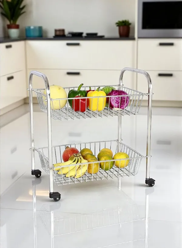 Stainless_Kitchen_Trolley_(19_*_18_*_12_Big_Vegetable_Fruit_Trolley_2_Baskets_With_Wheels)