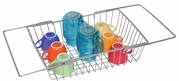Amol®_Stainless_Steel_Sink_|_Dish_|_Utensils_Rack_|_Sink_Organizers_For_Modern_Kitchen_|_Kitchen_Sink_Drain_Basket_|_Kitchen_Sink_Organizer_38_X_26_X_8_Cm