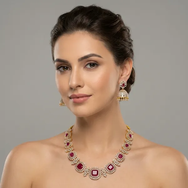 Golden_Alloy_Necklace_Set_For_Women