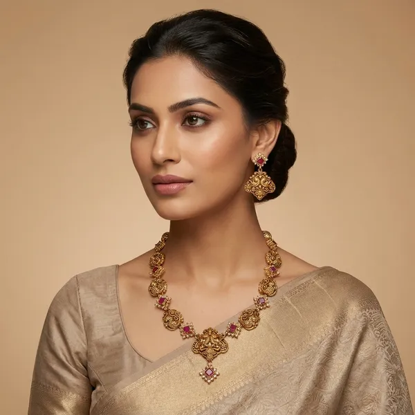 Golden_Alloy_Necklace_Set_For_Women