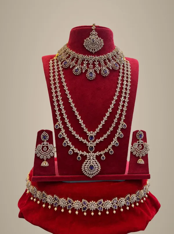 Silver_Alloy_Jewellery_Set_For_Women