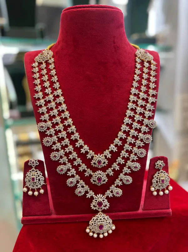 Silver_Alloy_Necklace_Set_For_Women