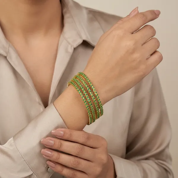 Green_Alloy_Bangles_For_Women