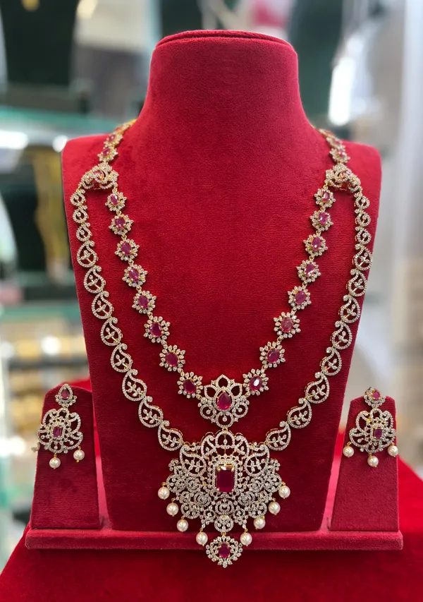 Silver_Alloy_Necklace_Set_For_Women