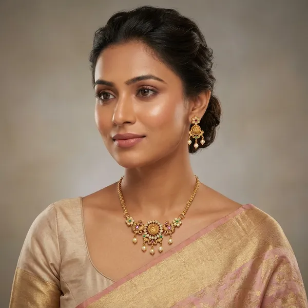 Golden_Alloy_Necklace_Set_For_Women