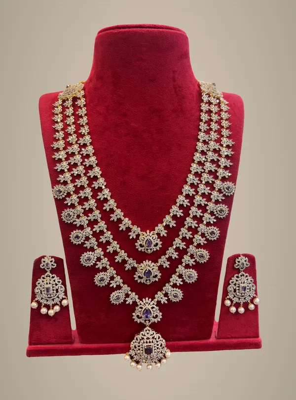 Silver_Alloy_Necklace_Set_For_Women