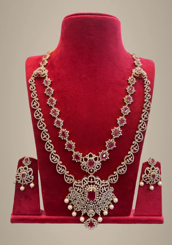 Silver_Alloy_Necklace_Set_For_Women