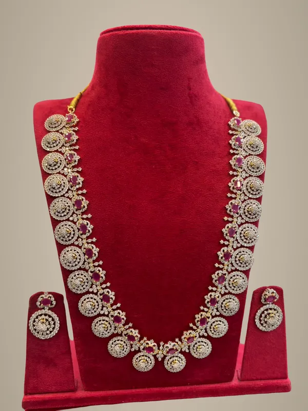 Silver_Alloy_Necklace_Set_For_Women