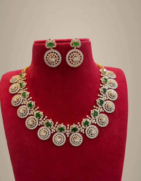 White_Alloy_Necklace_Set_For_Women