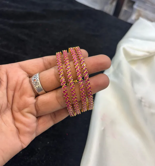 Pink_Alloy_Bangles_For_Women
