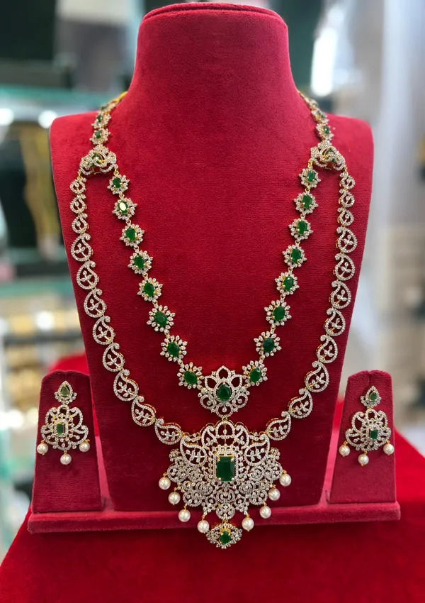 Silver_Alloy_Necklace_Set_For_Women