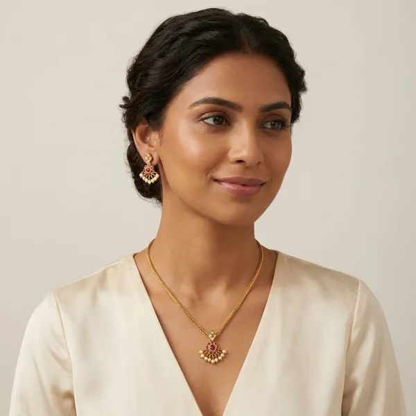 Golden_Alloy_Necklace_Set_For_Women