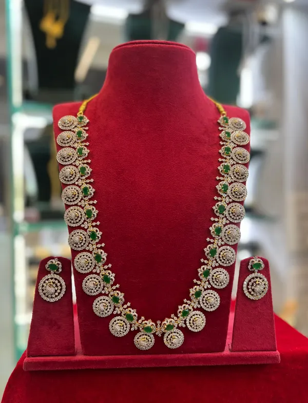 Silver_Alloy_Necklace_Set_For_Women