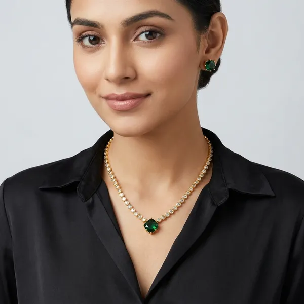 Golden_Alloy_Pendant_Set_For_Women