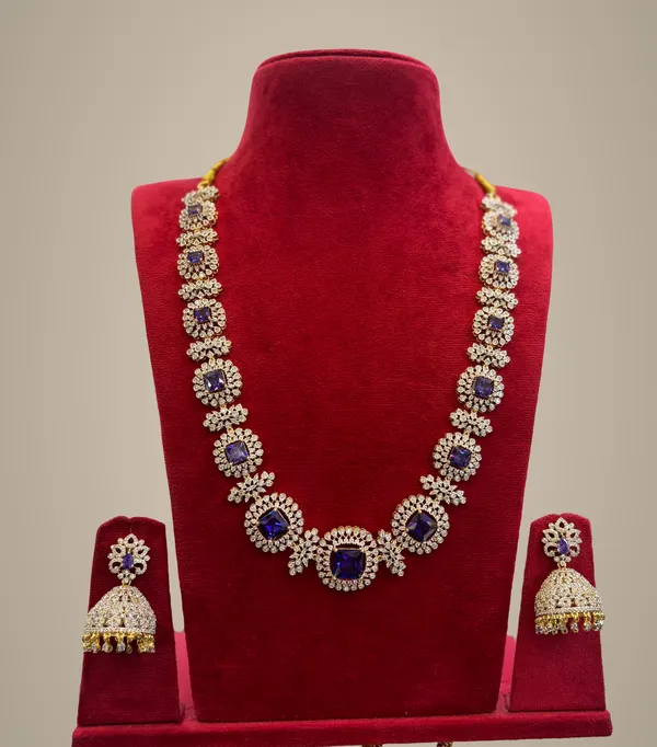 Silver_Alloy_Necklace_Set_For_Women