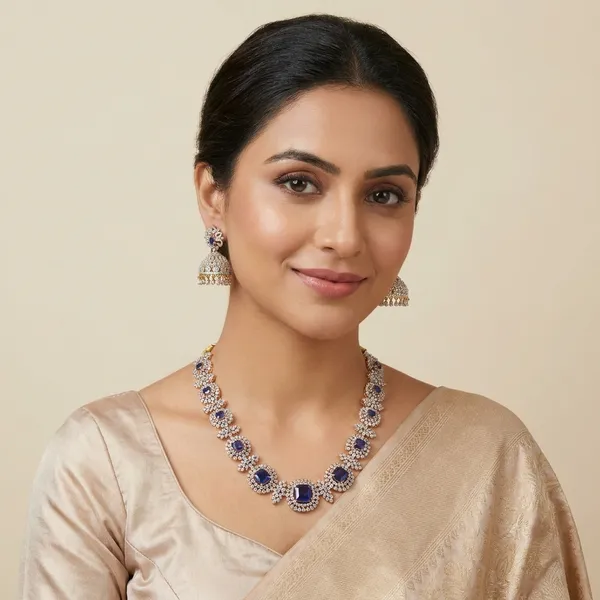 Silver_Alloy_Necklace_Set_For_Women