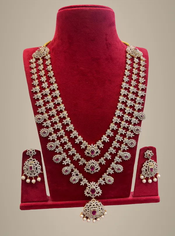 Silver_Alloy_Necklace_Set_For_Women
