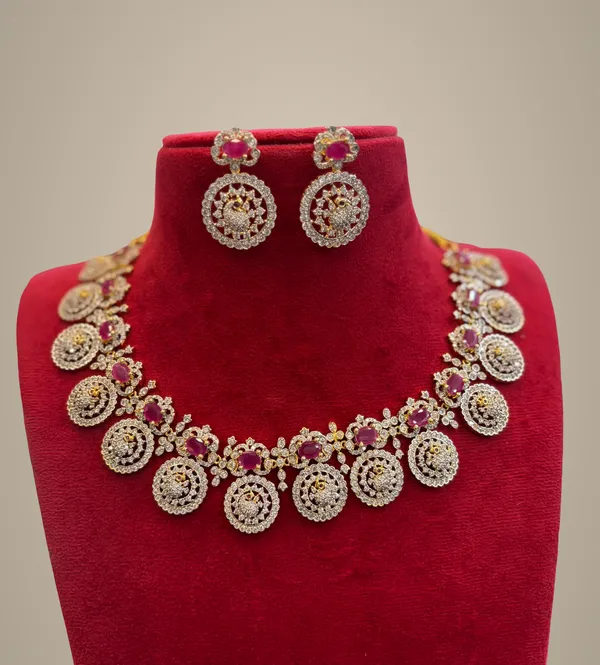 Silver_Alloy_Necklace_Set_For_Women