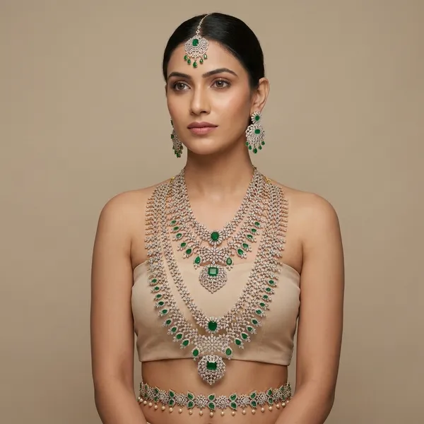 Silver_Alloy_Jewellery_Set_For_Women
