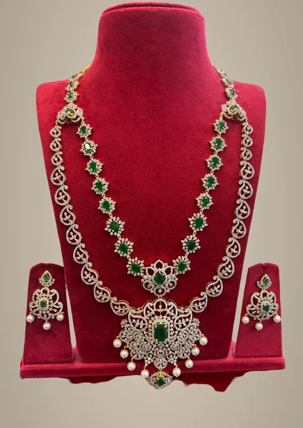 Silver_Alloy_Necklace_Set_For_Women