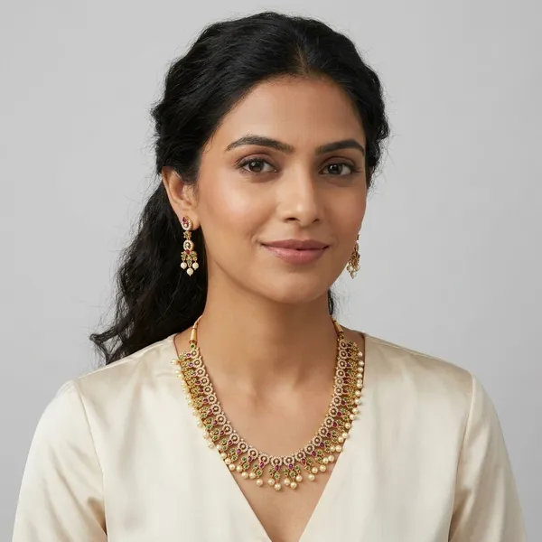 Golden_Alloy_Necklace_Set_For_Women