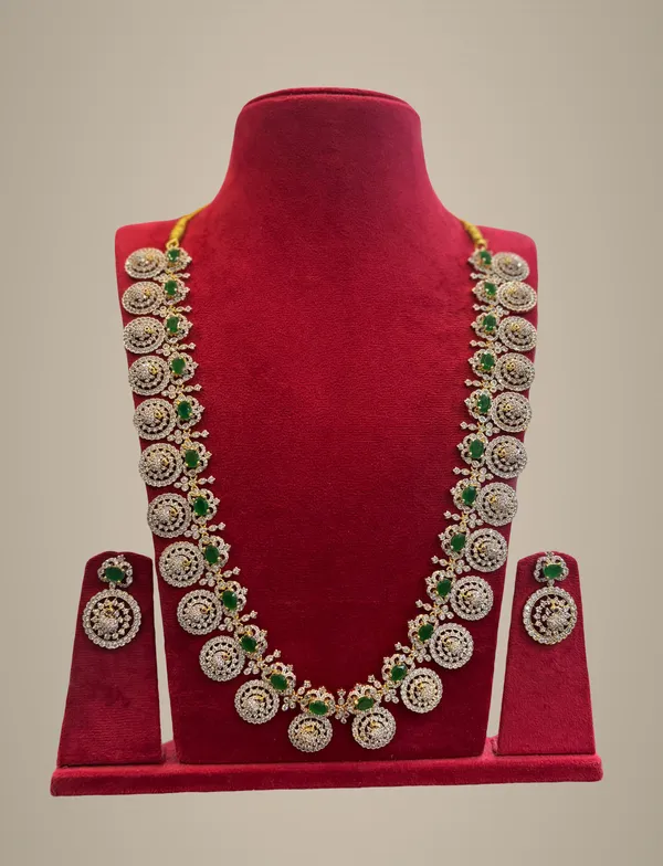 Silver_Alloy_Necklace_Set_For_Women