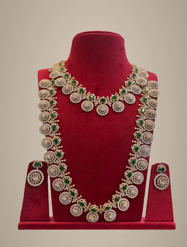Silver_Alloy_Necklace_Set_For_Women