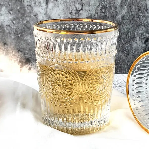 Premium_Golden_Rim_340ML_Water-Juice_&_Whisky_Glasses_Set_of_6_Crystal_Drinking_Glass_for_Water,_Juice,_Milk,Coke,Beer,Beverage,Vintage_Style_Home,Office_Everyday_Use