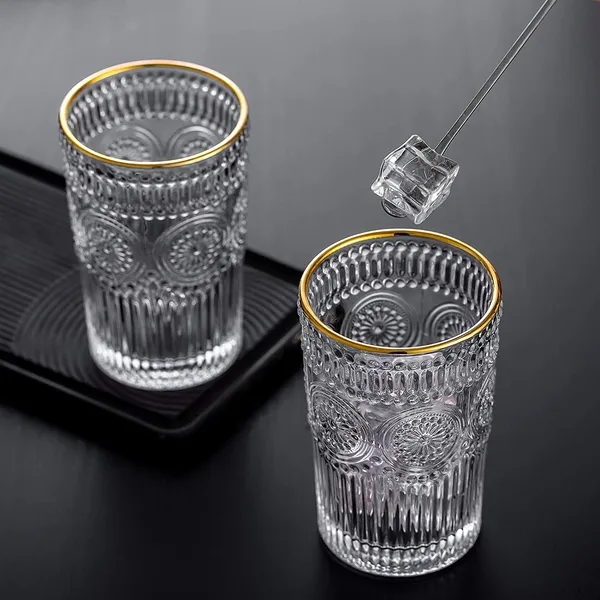 Premium_Golden_Rim_340ML_Water-Juice_&_Whisky_Glasses_Set_of_6_Crystal_Drinking_Glass_for_Water,_Juice,_Milk,Coke,Beer,Beverage,Vintage_Style_Home,Office_Everyday_Use