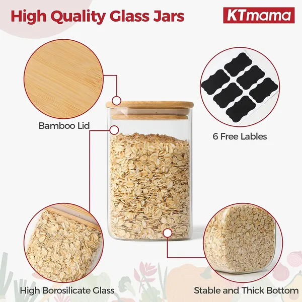 1200ML_Glass_Storage_Canister_Holder_with_Airtight_Bamboo_Lid-__Pack_of_(6)