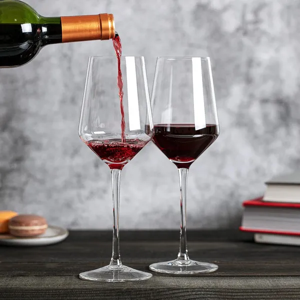 450_ML_Crystal_Wine_Glass_Red_or_White_Cut_Wine,_Transparent_Champagne_Flute_Wine_Glass_-__Pack_of_(6)