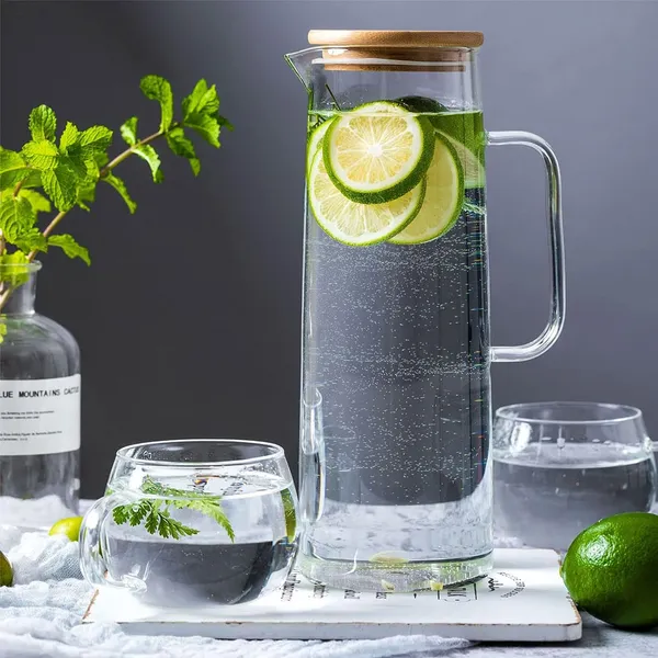 1_Liter_Premium_Glass_Juice_and_Water_Glass_Pitcher_jug_with_Wooden_Lid_Set_of_(1)