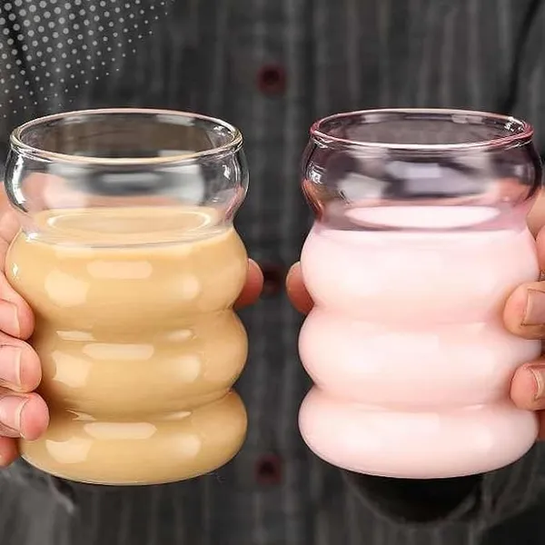 450ml_Drink_Coffee_Glass_Cup_with_Lid_and_Straw_Transparent,_Clear_Set_of_(1)