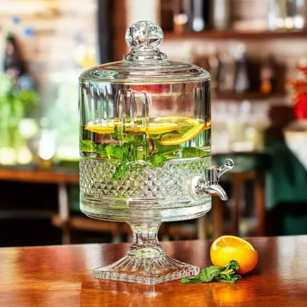 5_Liter_Glass_Beverage_Dispenser_with_Tap,_Cold_Ice_Drink_Dispensers_for,_Water,_Juice,_Beer,_Cocktails,_Detox_Drinks,_Home_&_Restaurants,_Office,Bar,Weddings_Decoration,Party