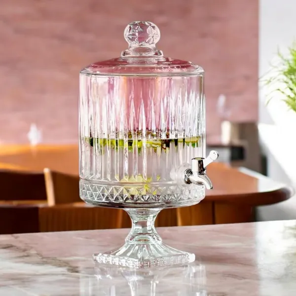 5_Liter_Glass_Beverage_Dispenser_with_Tap,_Cold_Ice_Drink_Dispensers_for,_Water,_Juice,_Beer,_Cocktails,_Detox_Drinks,_Home_&_Restaurants,_Office,Bar,Weddings_Decoration,Party