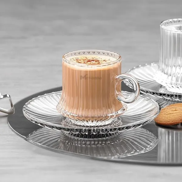 Premium_Glass_Tea_Cup_and_Saucer_Set_(6_Cups_&_6_Saucers_-_180_ML)_Transparent_Cups_&_Saucer_Set_For_Coffee_Herbal_Green_Tea,_Lemon_Tea,_Espresso,_Hot_Chocolate,Cappuccino
