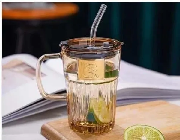Brown_Glass_Travel_Mug_with_Straw_Green_Tea_Sipper_Tumbler_Mugs_with_Lid_Pack_of_1-450_ML_Coffee_Mug_for_Drinking_Glass,_Milk_Mug,Lemon_Tea,Water_Juice_Cup_(CM_-_27)