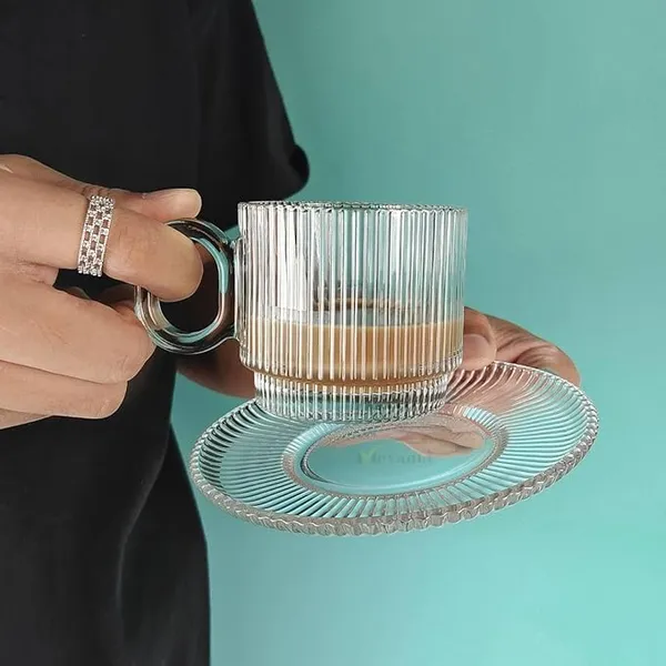 Premium_Glass_Tea_Cup_and_Saucer_Set_(6_Cups_&_6_Saucers_-_250_ML)_Transparent_Cups_&_Saucer_Set_For_Coffee_Herbal_Green_Tea,_Lemon_Tea,_Espresso,_Hot_Chocolate,Cappuccino