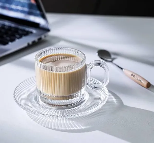 Premium_Glass_Tea_Cup_and_Saucer_Set_(6_Cups_&_6_Saucers_-_250_ML)_Transparent_Cups_&_Saucer_Set_For_Coffee_Herbal_Green_Tea,_Lemon_Tea,_Espresso,_Hot_Chocolate,Cappuccino