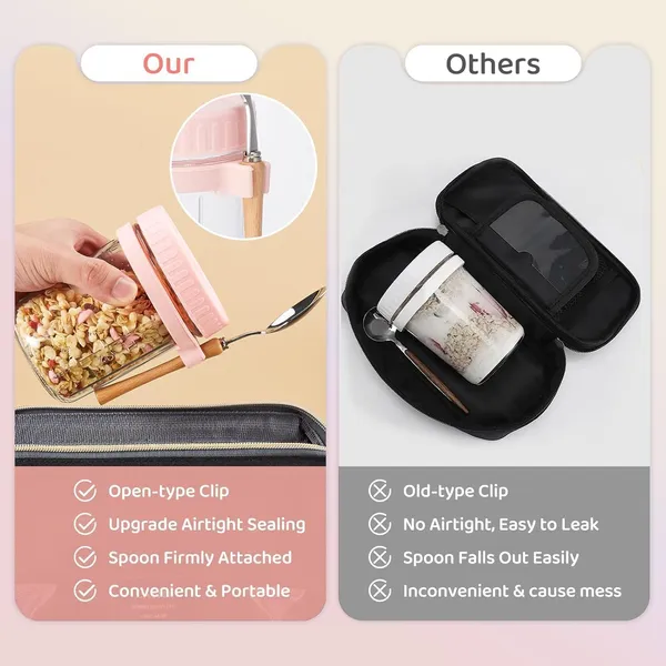 Premium_Oats_Container_450_ML_1_Pcs_(random_color)_Oats_Jars_with_Lid_and_Spoon_For_Overnight_Oats_Leak_Proof_Container_with_Measurment_For_Cereal_Fruit_Vegetable_Milk_Salad_Yogurt