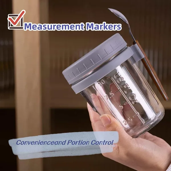 Premium_Oats_Container_450_ML_1_Pcs_(random_color)_Oats_Jars_with_Lid_and_Spoon_For_Overnight_Oats_Leak_Proof_Container_with_Measurment_For_Cereal_Fruit_Vegetable_Milk_Salad_Yogurt