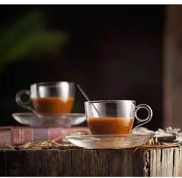 Premium_Glass_Tea_Cup_and_Saucer_Set_(6_Cups_&_6_Saucers_-_190_ML)_Transparent_Cups_&_Saucer_Set_For_Coffee_Herbal_Green_Tea,_Lemon_Tea,_Espresso,_Hot_Chocolate,Cappuccino